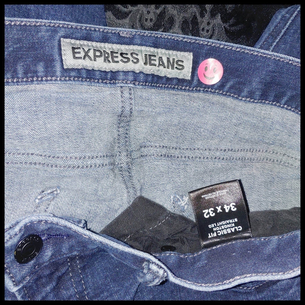 Express Classic Fit Kingston Straight Leg 34x32 - Picture 5 of 5